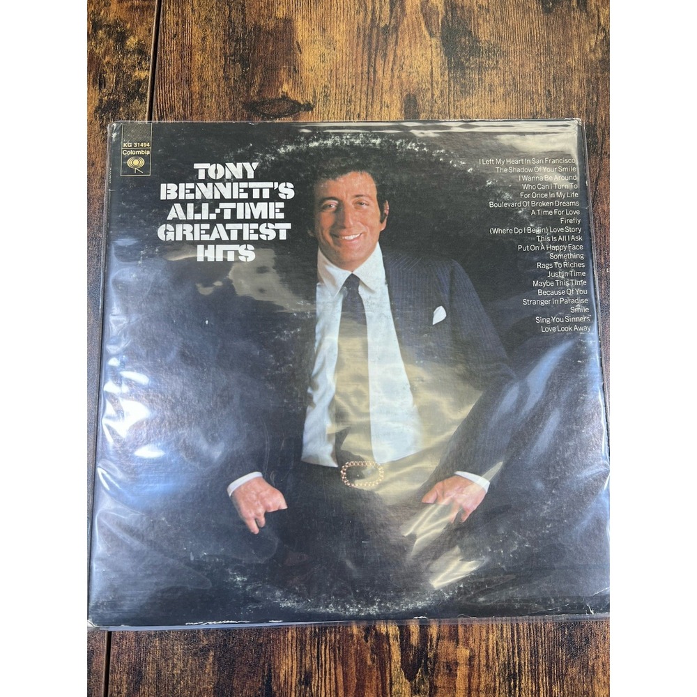 Double LP - Tony Bennett's All-Time Greatest Hits - Vinyl Album 1972 - PG 31494
